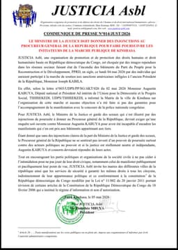 Justicia réclame des poursuites contre un dirigeant de l'UDPS en RDC article de nouvelles politics – Dernier article de no...