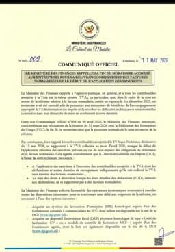 Fin du moratoire sur les factures normalisées : sanctions dès le 15 mai 2026 article de nouvelles economy – Dernier articl...